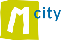 m city logo